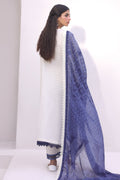 Zellbury | Unstitched 3 Piece Cambric | Embroidered Shirt Shalwar Dupatta - 1554 - House Of Zarish