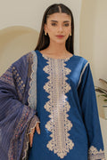 Zellbury | Unstitched 3 Piece Jacquard | Embroidered Shirt Shalwar Dupatta - 1767 - House Of Zarish