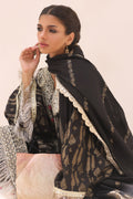 Zellbury | Unstitched 3 Piece Jacquard | Embroidered Shirt Shalwar Dupatta - 1799 - Libasekhas