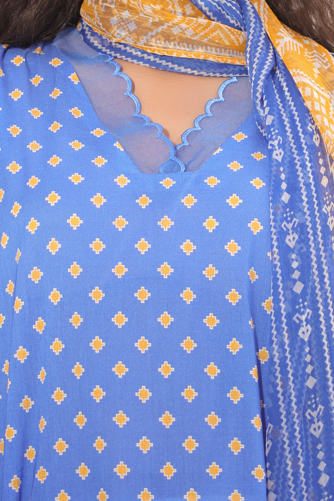 Zellbury | Unstitched 2 Piece Lawn | Shirt Dupatta - 1151 - House Of Zarish