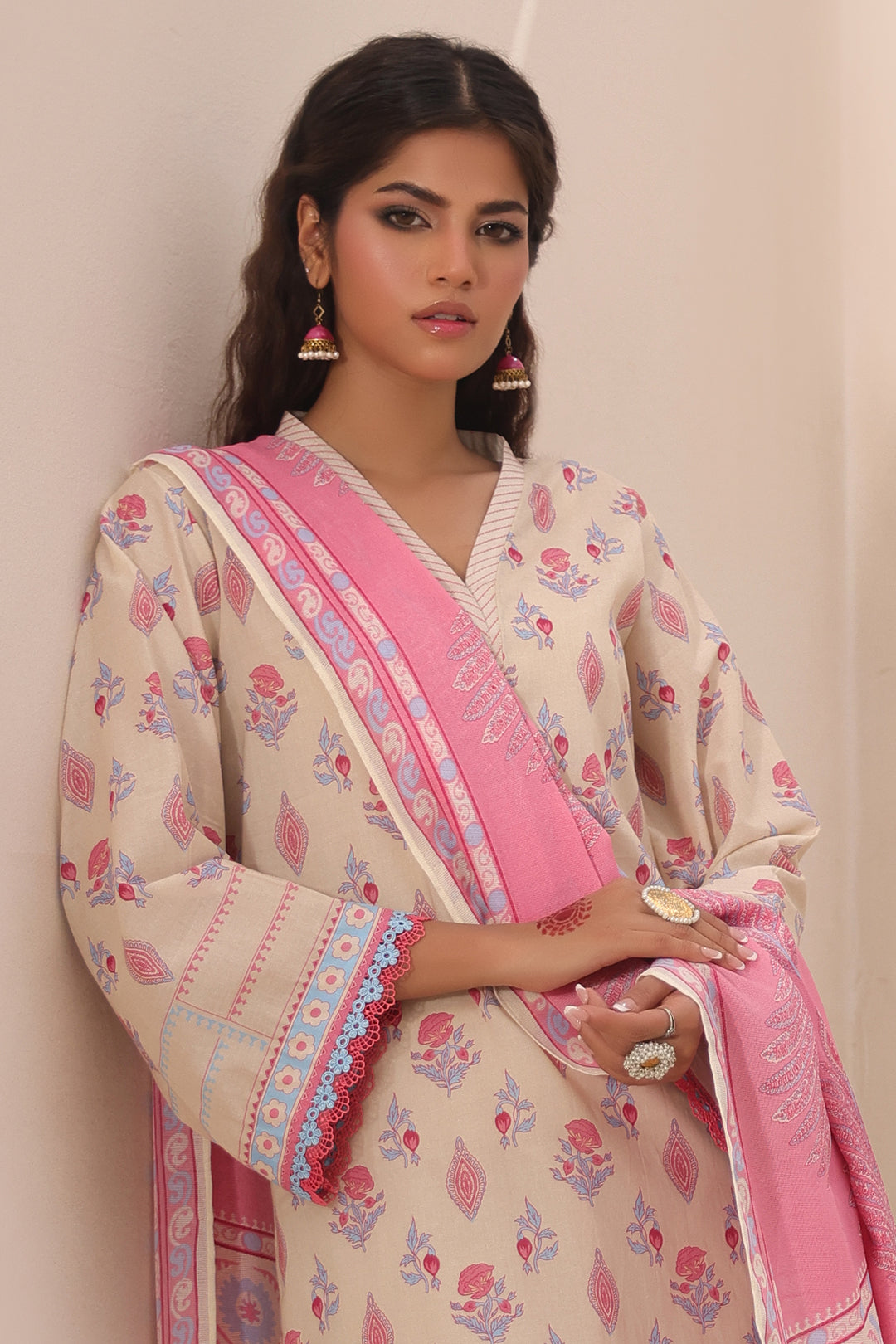 Zellbury | Unstitched 2 Piece Lawn | Shirt Dupatta - 1152 - House Of Zarish