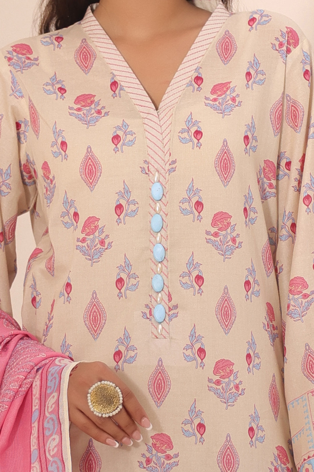 Zellbury | Unstitched 2 Piece Lawn | Shirt Dupatta - 1152 - Libasekhas