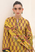 Zellbury | Unstitched 2 Piece Lawn | Shirt Dupatta - 1164 - House Of Zarish