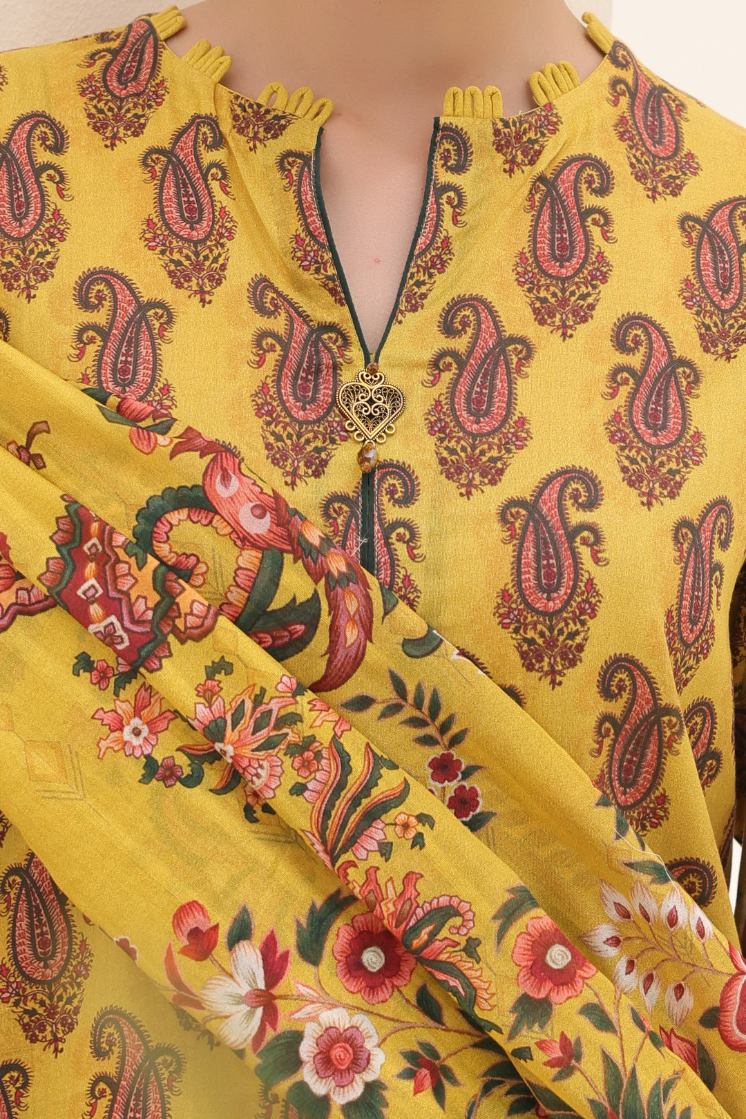 Zellbury | Unstitched 2 Piece Lawn | Shirt Dupatta - 1164 - House Of Zarish