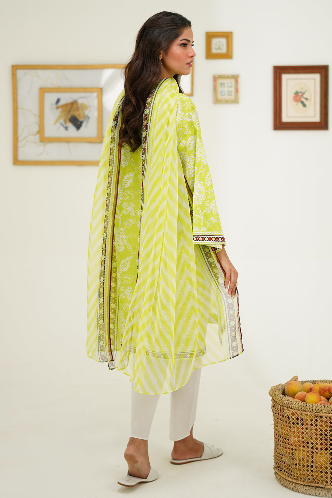 Zellbury | Unstitched 2 Piece Lawn | Shirt Dupatta - 1388 - House Of Zarish
