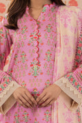 Zellbury | Unstitched 3 Piece Lawn | Shirt Shalwar Dupatta - 1070 - Libasekhas