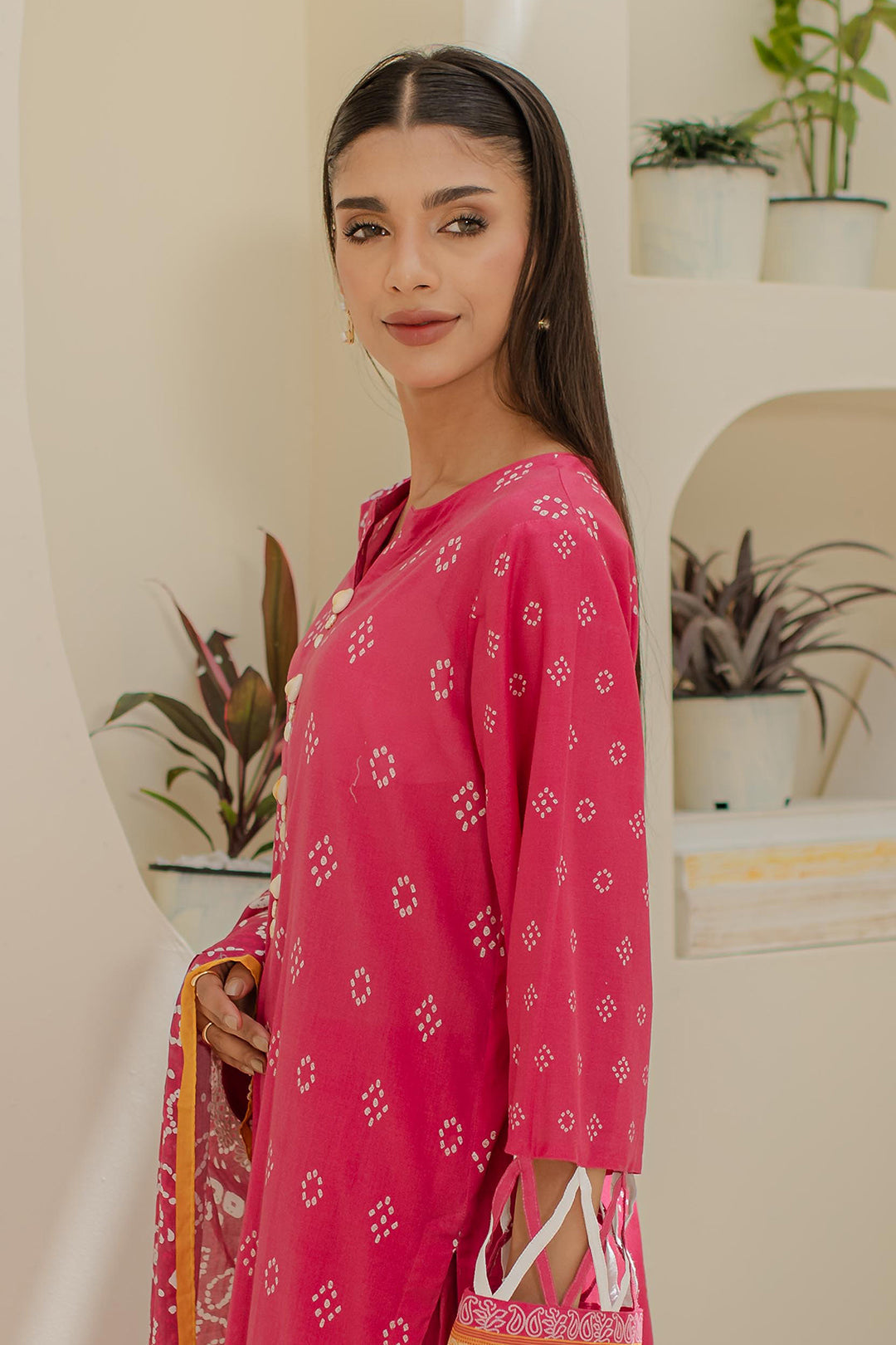 Zellbury | Unstitched 3 Piece Lawn | Shirt Shalwar Dupatta - 1210 - House Of Zarish