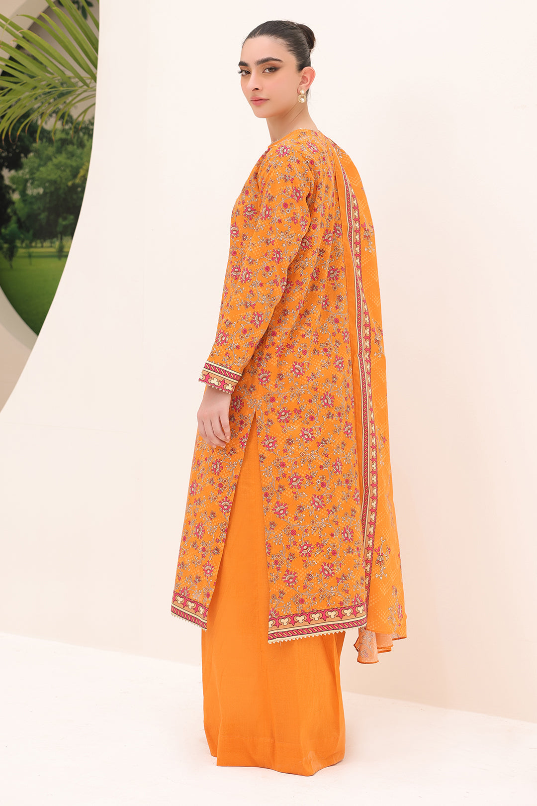 Zellbury | Unstitched 3 Piece Lawn | Shirt Shalwar Dupatta - 1226 - House Of Zarish