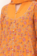 Zellbury | Unstitched 3 Piece Lawn | Shirt Shalwar Dupatta - 1226 - House Of Zarish
