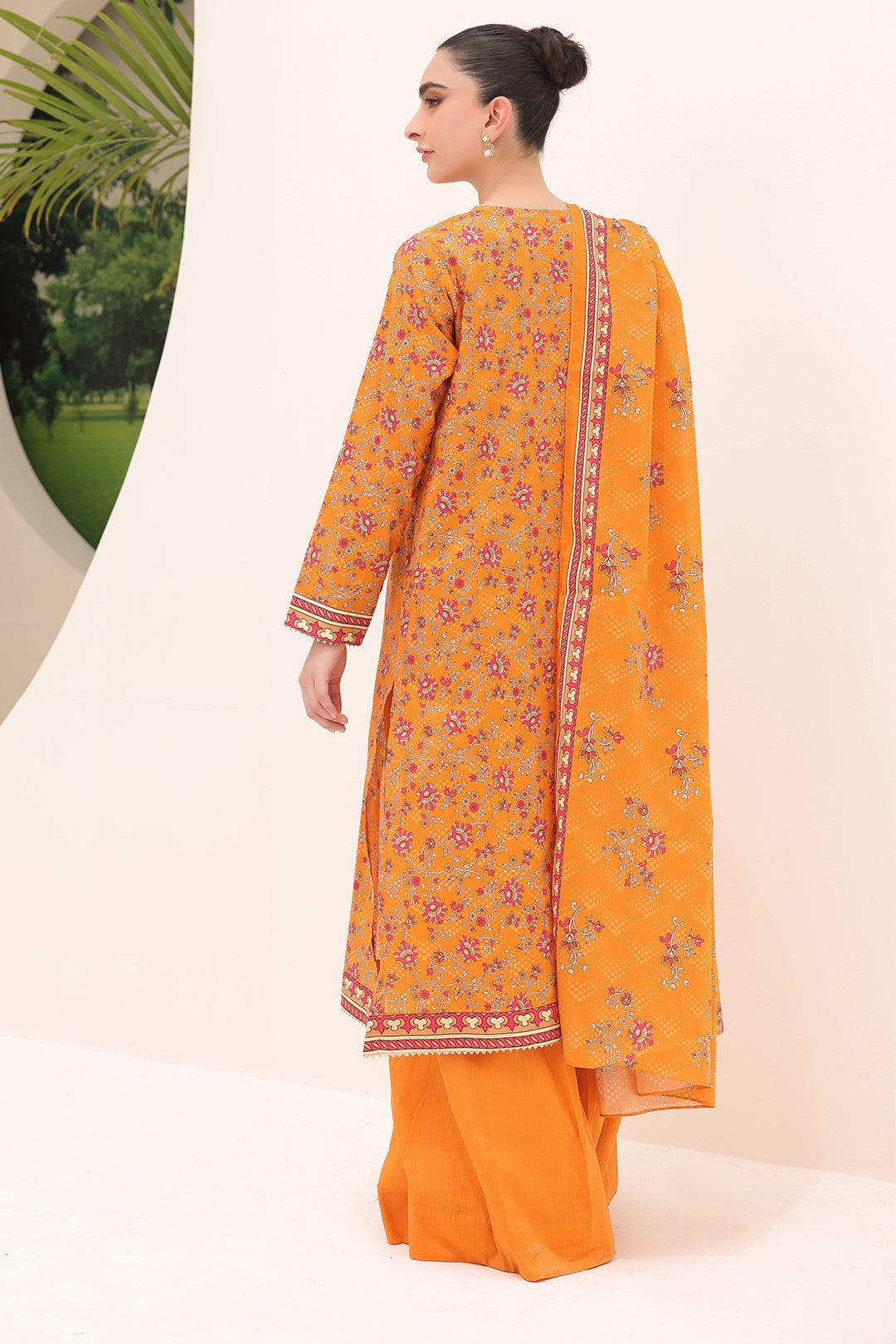 Zellbury | Unstitched 3 Piece Lawn | Shirt Shalwar Dupatta - 1226 - House Of Zarish