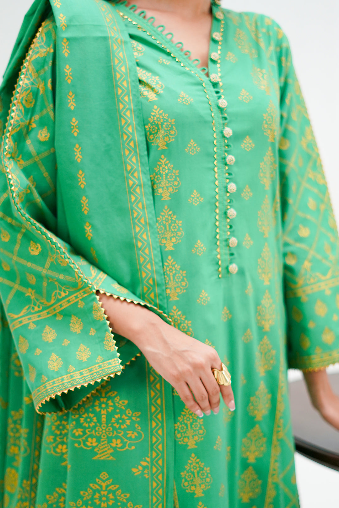 Zellbury | Unstitched 3 Piece Lawn | Shirt Shalwar Dupatta - 1237 - House Of Zarish
