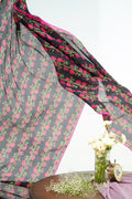 Zellbury | Unstitched 3 Piece Lawn | Shirt Shalwar Dupatta - 1324 - Libasekhas