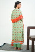 Zellbury | Unstitched 3 Piece Lawn | Shirt Shalwar Dupatta - 1325 - House Of Zarish