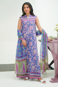 Zellbury | Unstitched 3 Piece Lawn | Shirt Shalwar Dupatta - 1501 - Libasekhas