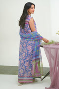 Zellbury | Unstitched 3 Piece Lawn | Shirt Shalwar Dupatta - 1501 - Libasekhas