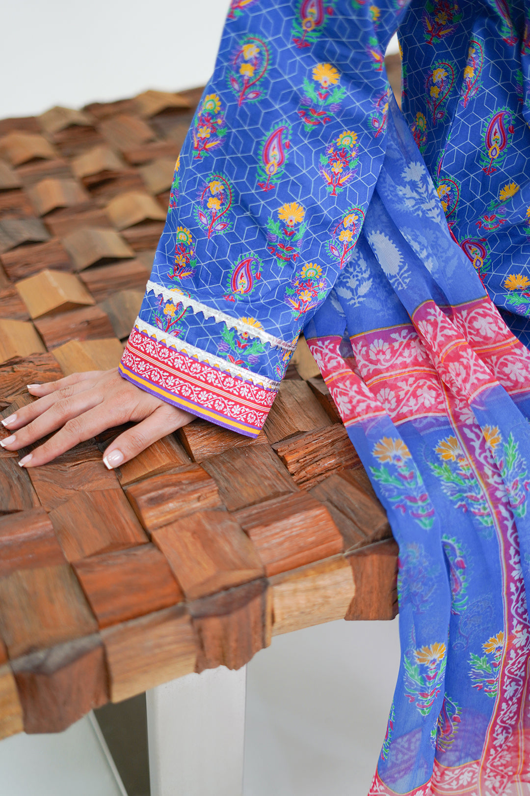 Zellbury | Unstitched 3 Piece Lawn | Shirt Shalwar Dupatta - 1505 - House Of Zarish