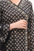 Zellbury | Unstitched 3 Piece Lawn | Shirt Shalwar Dupatta - 1507 - Libasekhas