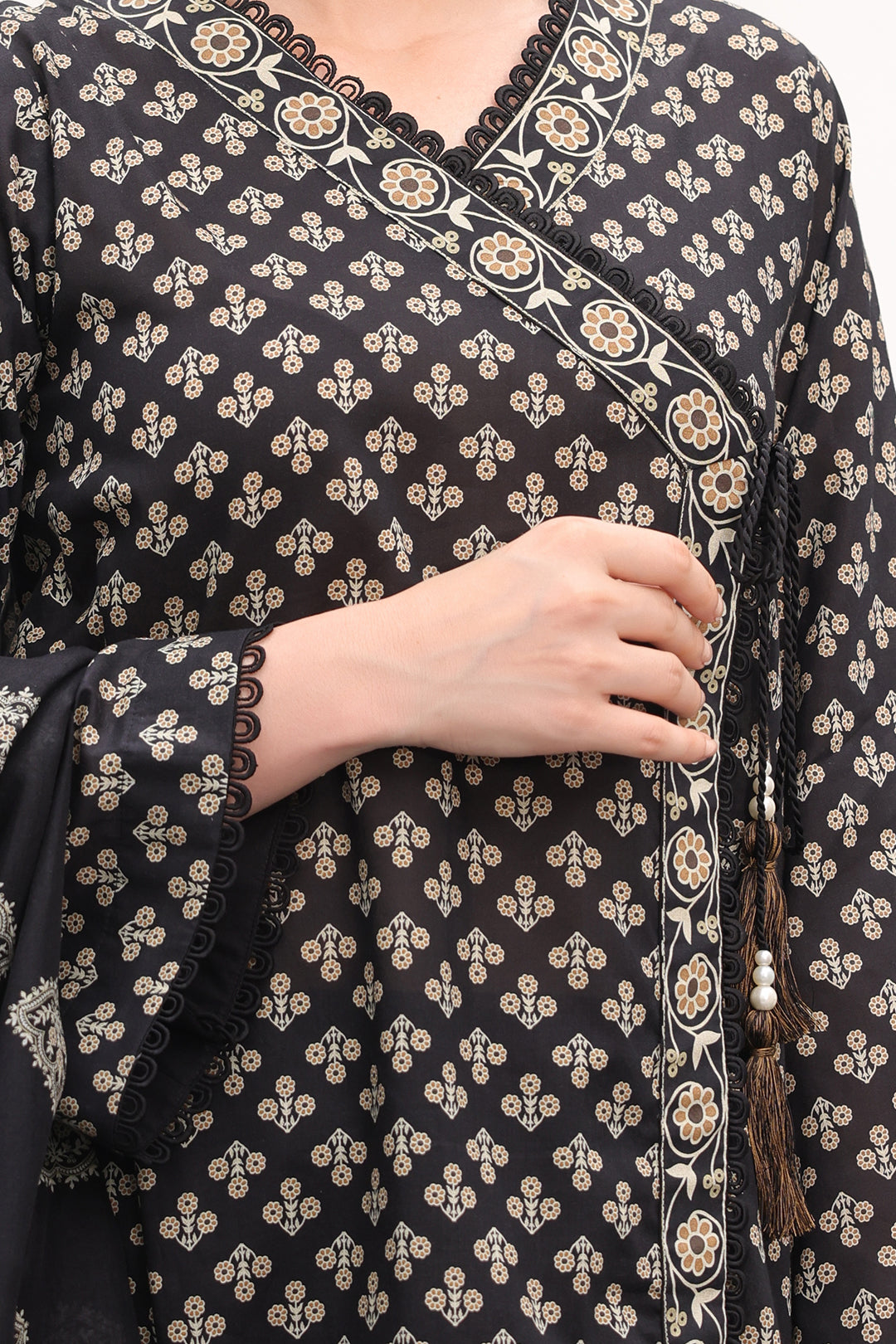 Zellbury | Unstitched 3 Piece Lawn | Shirt Shalwar Dupatta - 1507 - House Of Zarish