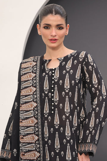 Zellbury | Unstitched 3 Piece Lawn | Shirt Shalwar Dupatta - 1517 - House Of Zarish