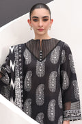 Zellbury | Unstitched 3 Piece Lawn | Shirt Shalwar Dupatta - 1525 - Libasekhas