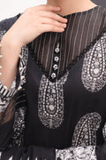 Zellbury | Unstitched 3 Piece Lawn | Shirt Shalwar Dupatta - 1525 - Libasekhas
