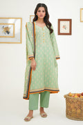 Zellbury | Unstitched 3 Piece Lawn | Shirt Shalwar Dupatta - 1572 - Libasekhas