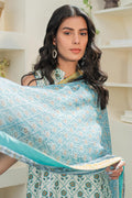 Zellbury | Unstitched 3 Piece Lawn | Shirt Shalwar Dupatta - 1663 - Libasekhas
