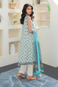 Zellbury | Unstitched 3 Piece Lawn | Shirt Shalwar Dupatta - 1663 - Libasekhas