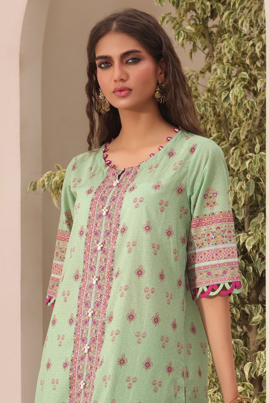 Zellbury | Unstitched 3 Piece Lawn | Shirt Shalwar Dupatta - 1669 - House Of Zarish