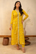 Zellbury | Unstitched 2 Piece Lawn | Embroidered Shirt Shalwar - 0098 - House Of Zarish