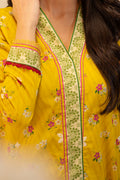 Zellbury | Unstitched 2 Piece Lawn | Embroidered Shirt Shalwar - 0098 - House Of Zarish