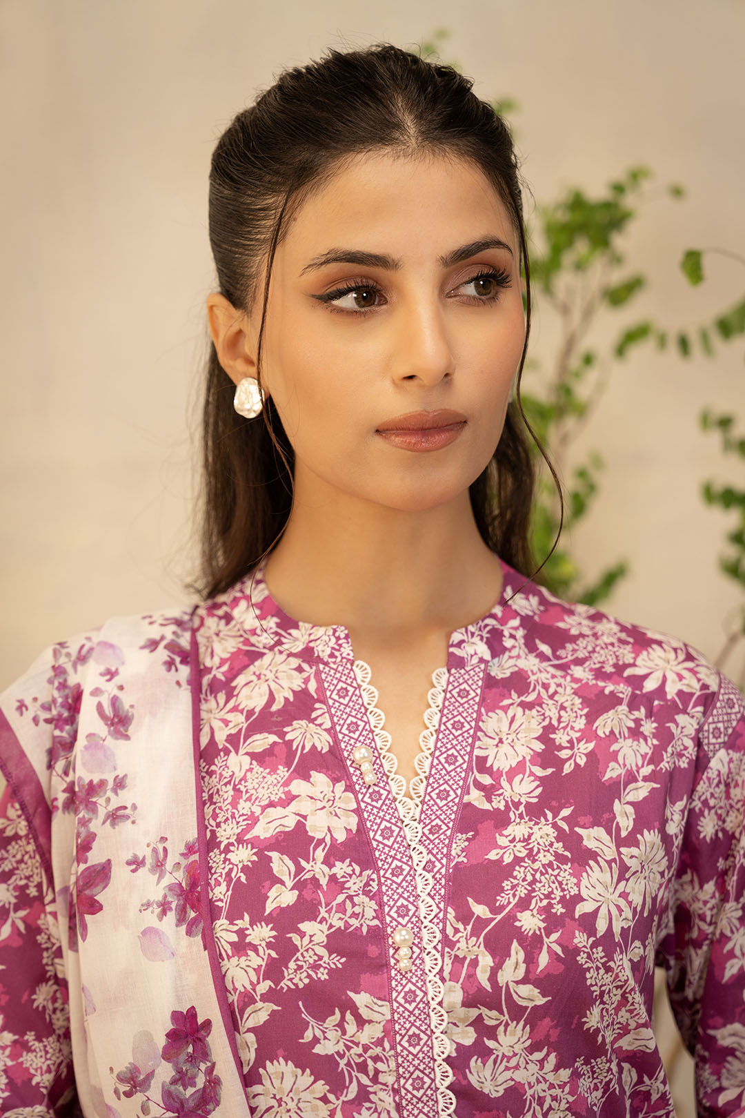 Zellbury | Unstitched 2 Piece Lawn | Shirt Dupatta - 0005 - House Of Zarish