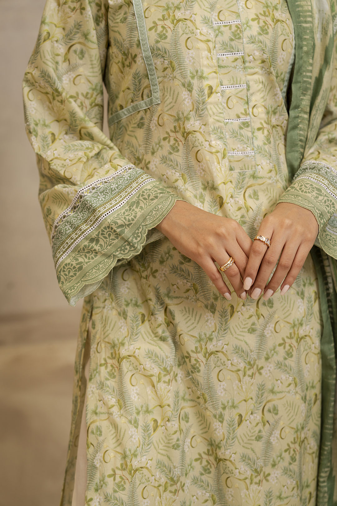 Zellbury | Unstitched 2 Piece Lawn | Shirt Dupatta - 0006 - House Of Zarish