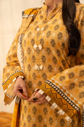 Zellbury | Unstitched 2 Piece Lawn | Shirt Dupatta - 0010 - House Of Zarish