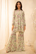 Zellbury | Unstitched 2 Piece Lawn | Shirt Shalwar - 0012 - Libasekhas