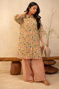 Zellbury | Unstitched 2 Piece Lawn | Shirt Shalwar - 0013 - Libasekhas