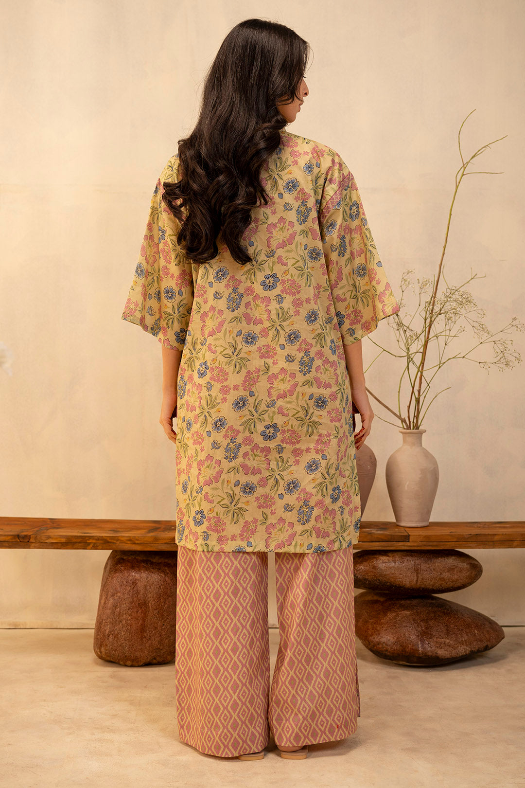 Zellbury | Unstitched 2 Piece Lawn | Shirt Shalwar - 0013 - Libasekhas