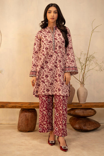 Zellbury | Unstitched 2 Piece Lawn | Shirt Shalwar - 0015 - House Of Zarish