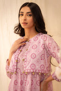 Zellbury | Unstitched 2 Piece Lawn | Shirt Shalwar - 0017 - House Of Zarish
