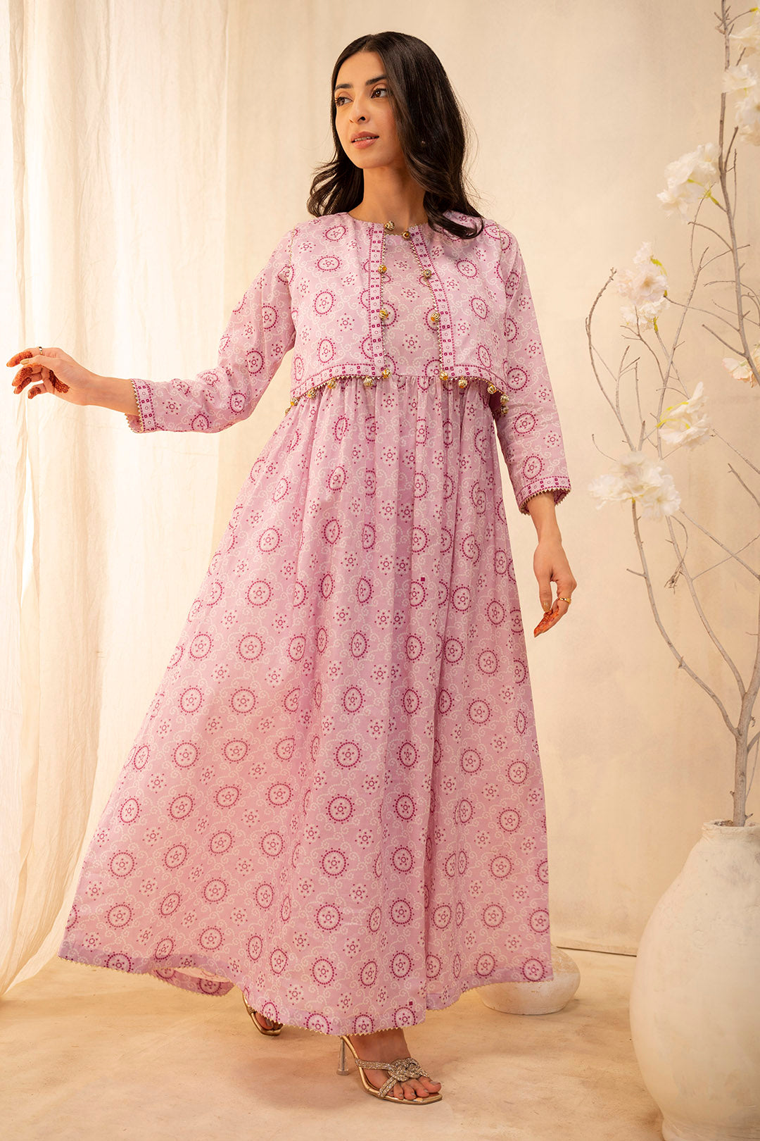 Zellbury | Unstitched 2 Piece Lawn | Shirt Shalwar - 0017 - House Of Zarish