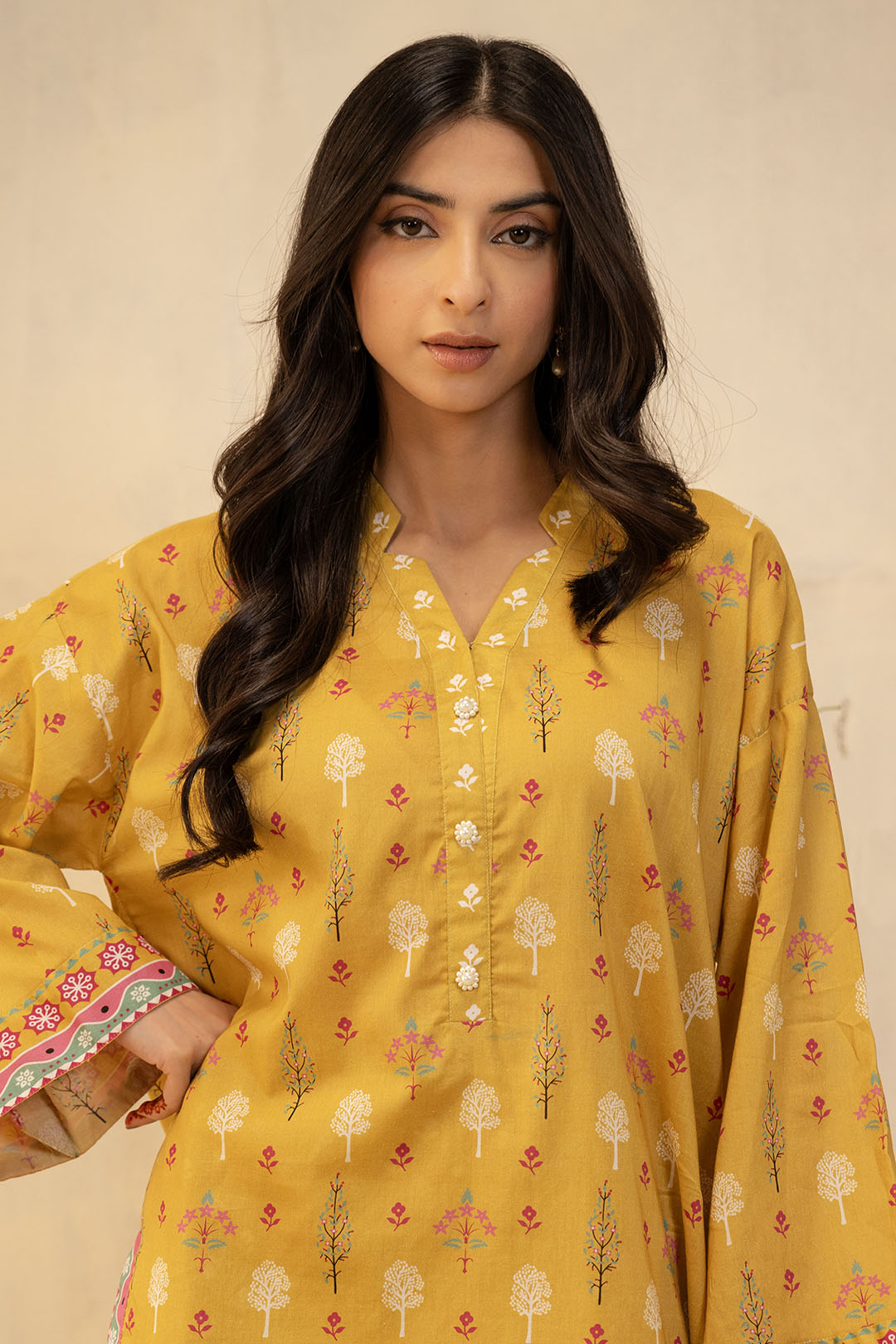 Zellbury | Unstitched 2 Piece Lawn | Shirt Shalwar - 0019 - House Of Zarish