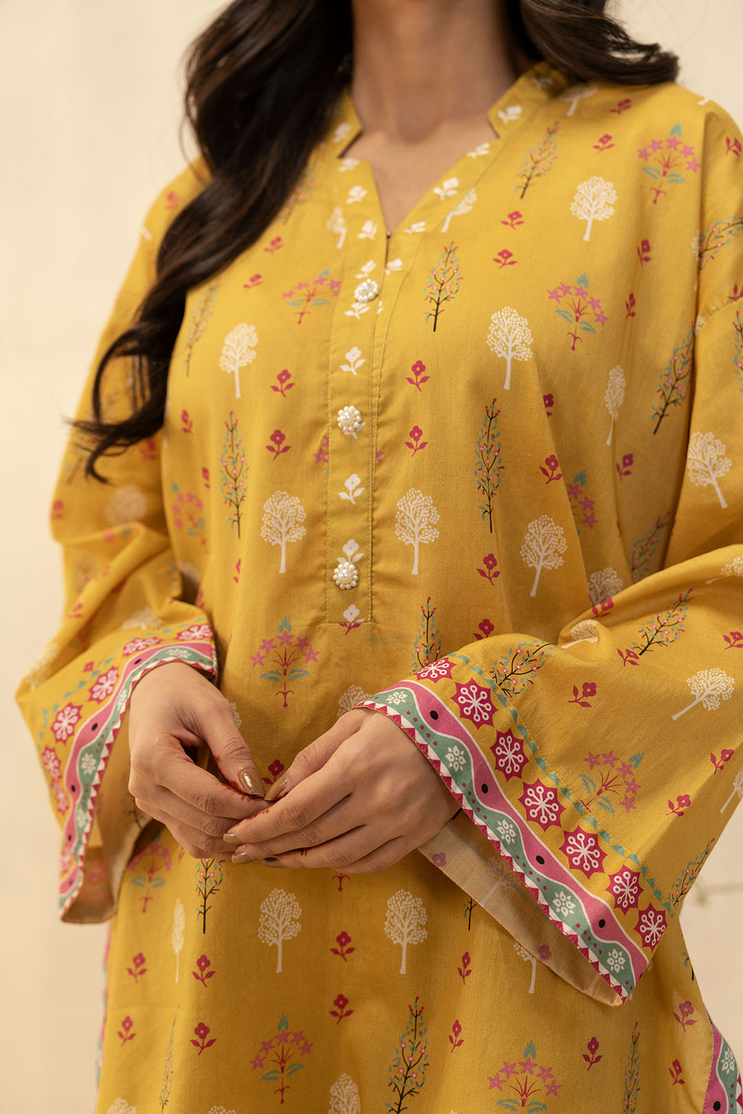 Zellbury | Unstitched 2 Piece Lawn | Shirt Shalwar - 0019 - House Of Zarish