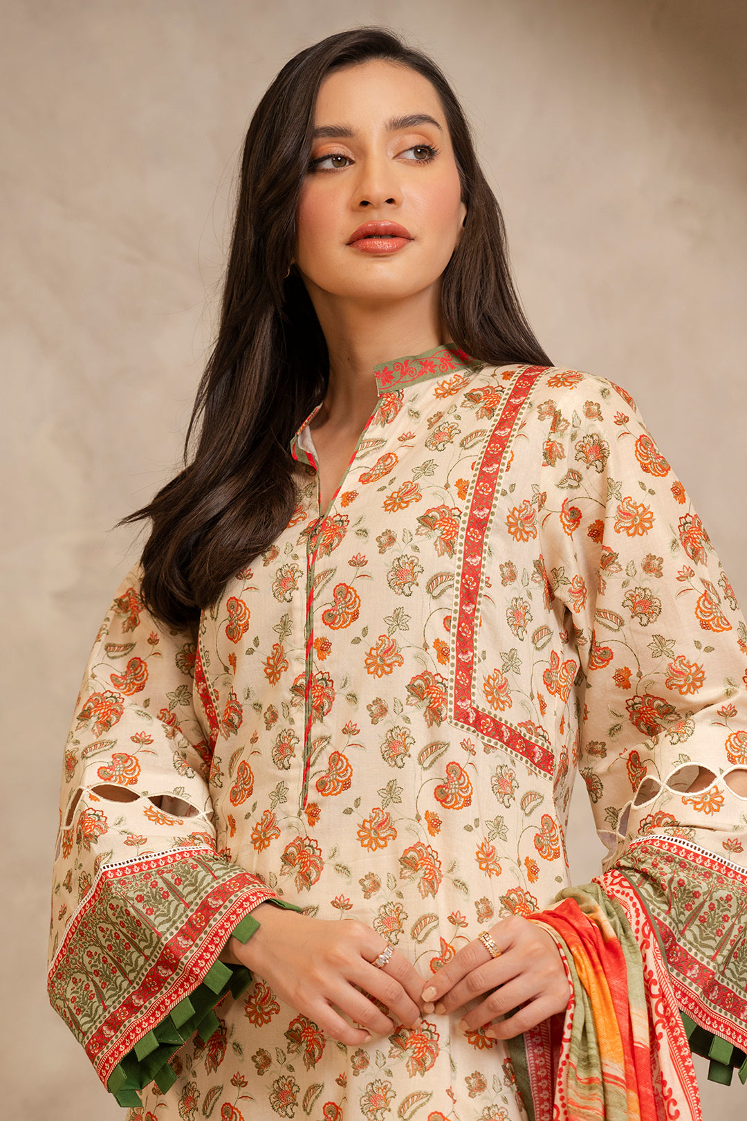 Zellbury | Unstitched 2 Piece Lawn | Shirt Dupatta - 0086 - Libasekhas