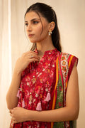 Zellbury | Unstitched 2 Piece Lawn | Shirt Dupatta - 0087 - Libasekhas