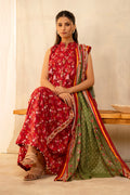 Zellbury | Unstitched 2 Piece Lawn | Shirt Dupatta - 0087 - House Of Zarish