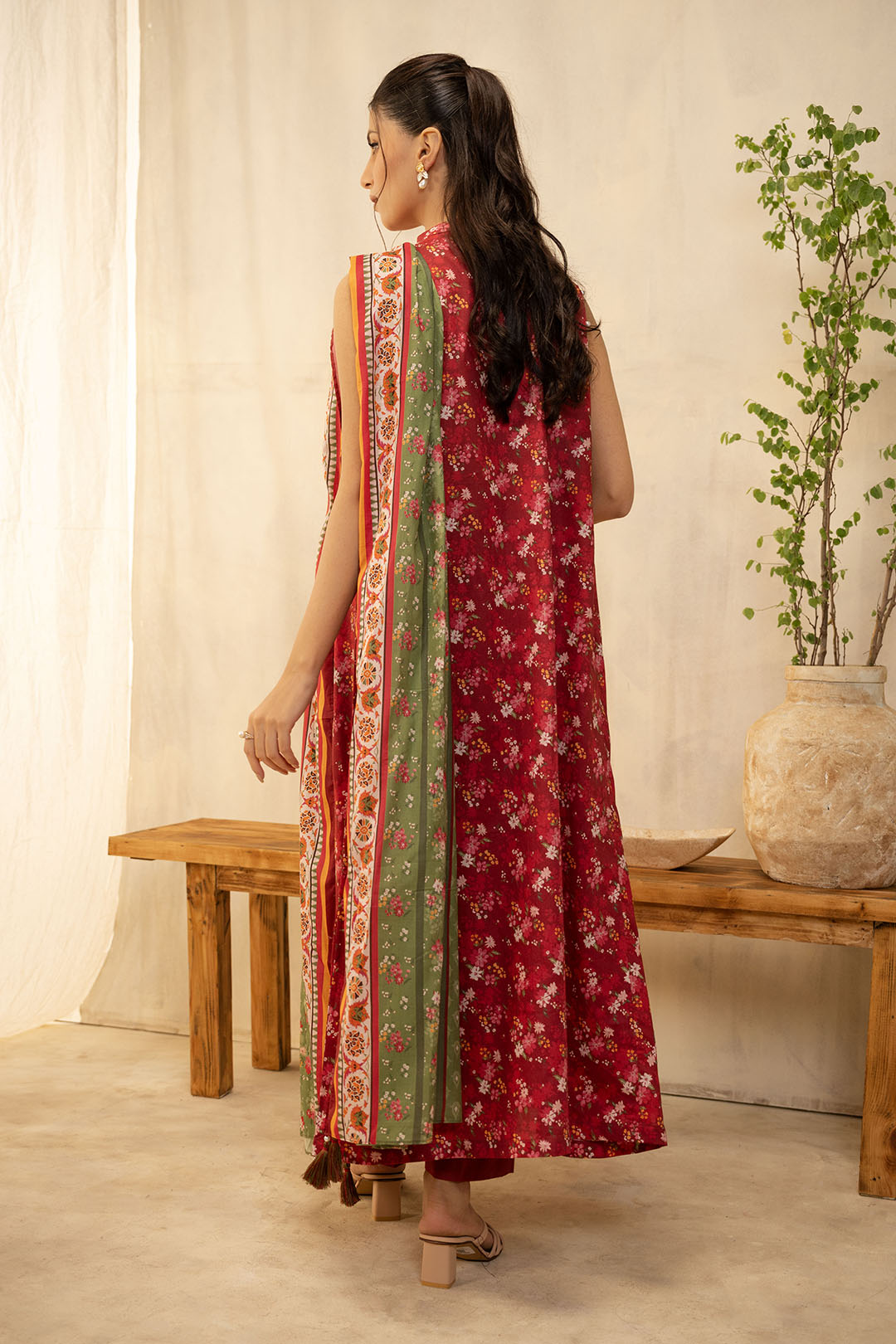 Zellbury | Unstitched 2 Piece Lawn | Shirt Dupatta - 0087 - House Of Zarish