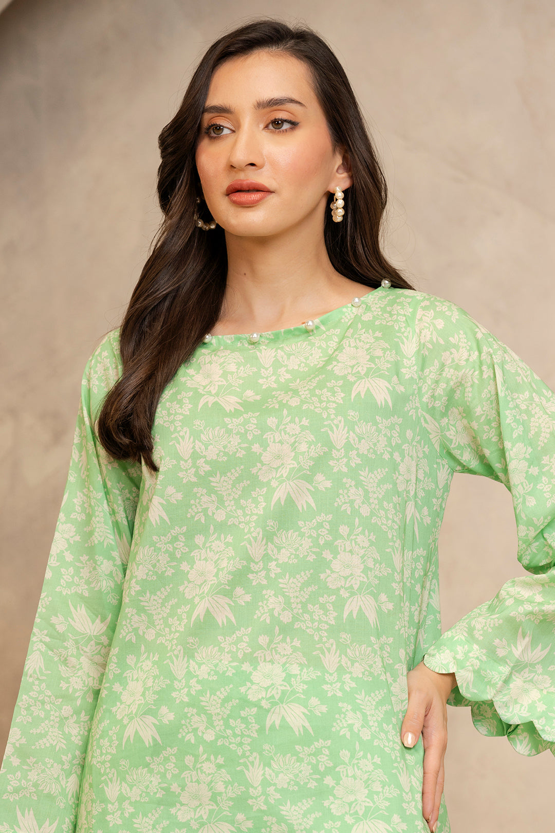 Zellbury | Unstitched 2 Piece Lawn | Shirt Shalwar - 0093 - House Of Zarish