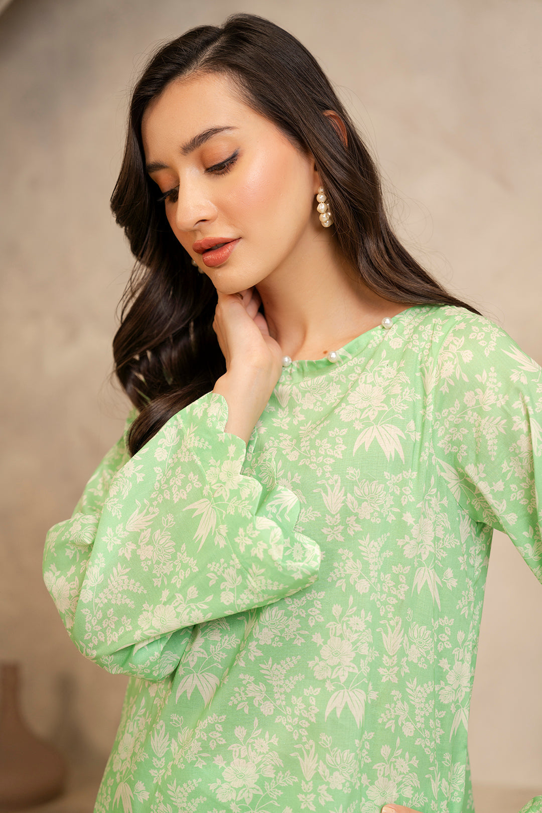 Zellbury | Unstitched 2 Piece Lawn | Shirt Shalwar - 0093 - House Of Zarish