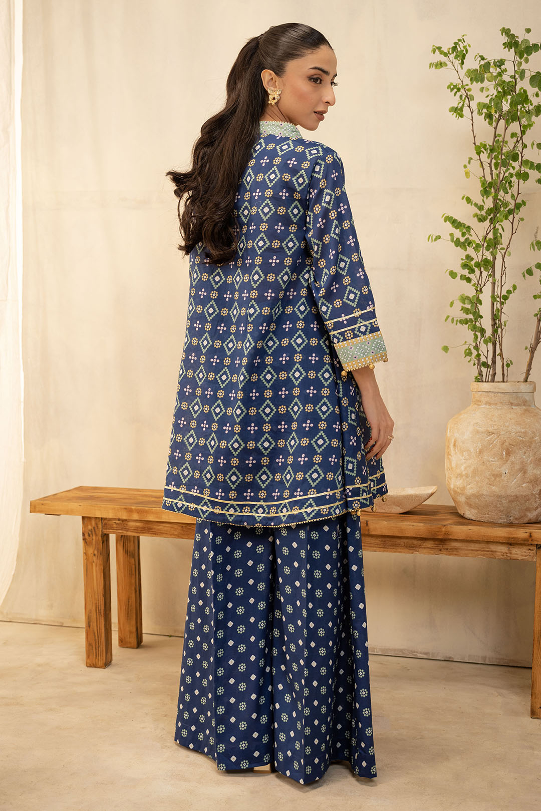 Zellbury | Unstitched 2 Piece Lawn | Shirt Shalwar - 0095 - Libasekhas