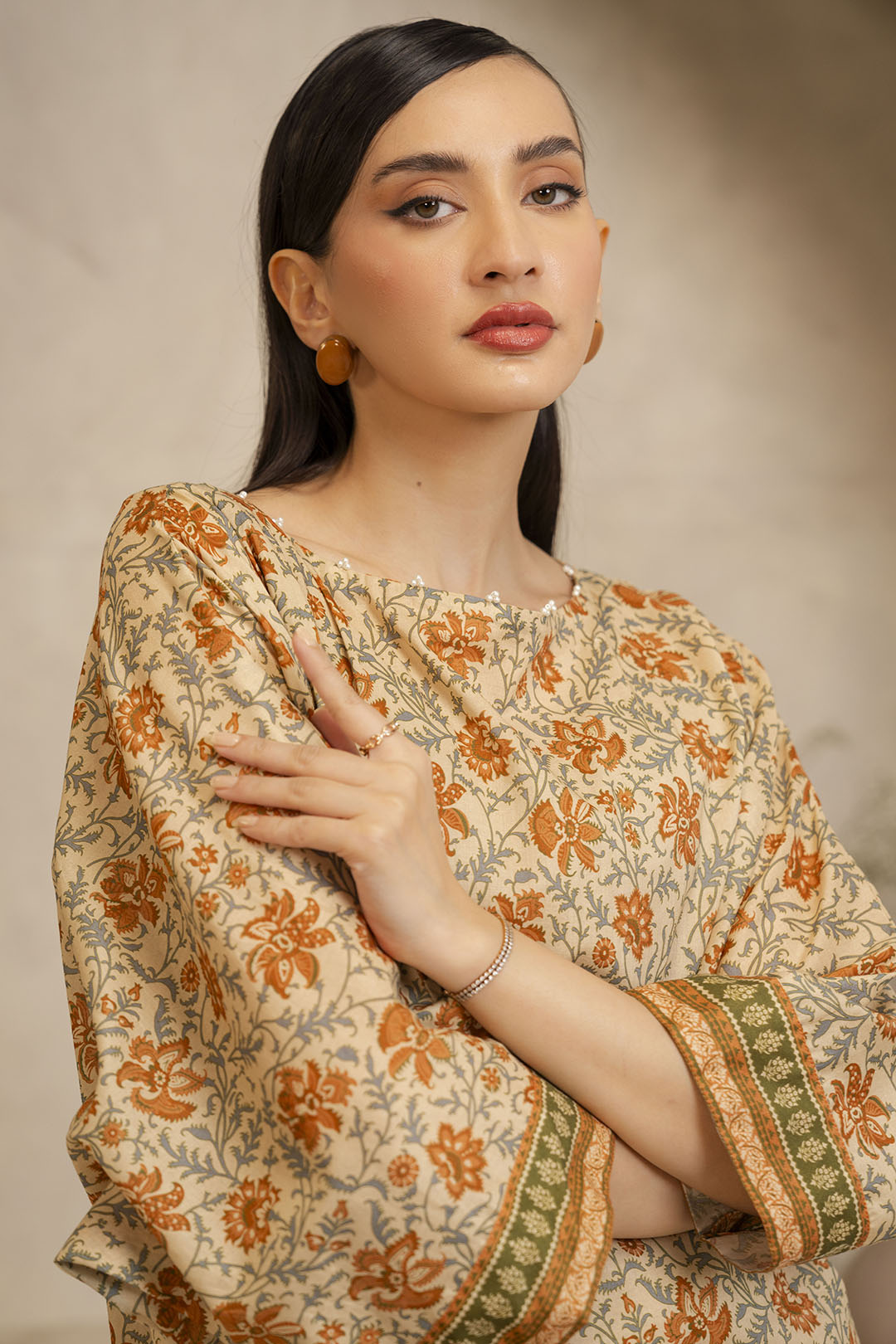 Zellbury | Unstitched 2 Piece Lawn | Shirt Shalwar - 0097 - House Of Zarish